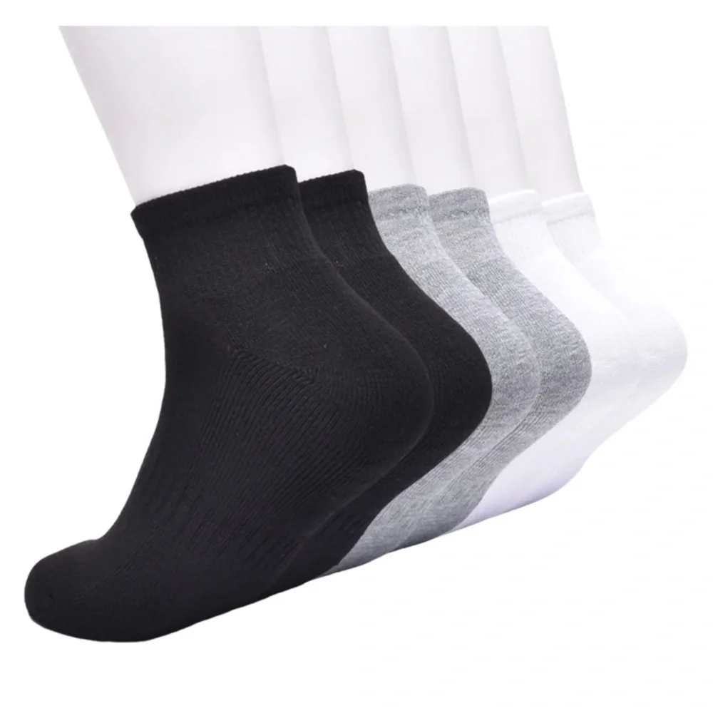 Athletic Works Men's Ankle Socks, 6-Pack, Sock